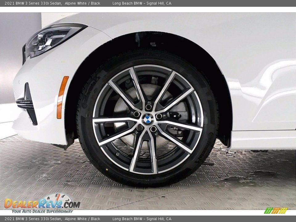 2021 BMW 3 Series 330i Sedan Alpine White / Black Photo #12