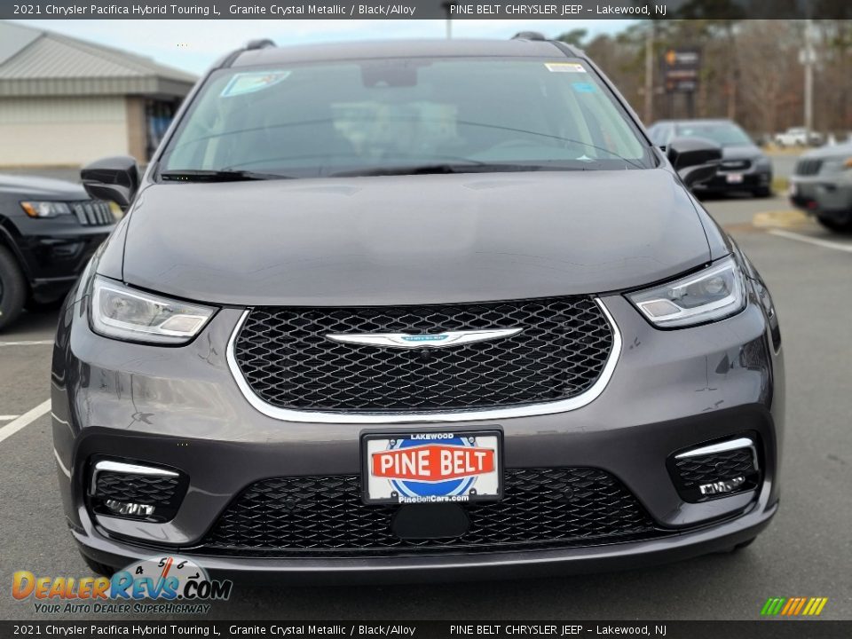 2021 Chrysler Pacifica Hybrid Touring L Granite Crystal Metallic / Black/Alloy Photo #3