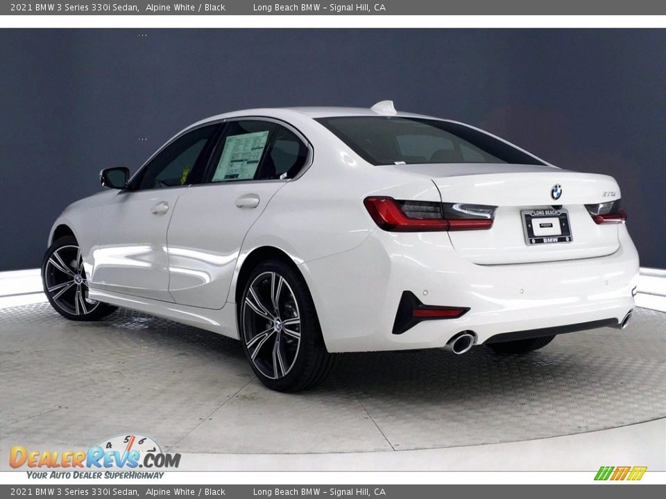 2021 BMW 3 Series 330i Sedan Alpine White / Black Photo #3