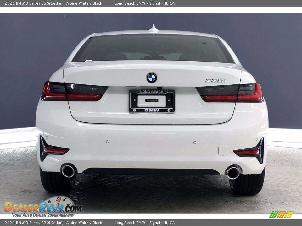 2021 BMW 3 Series 330i Sedan Alpine White / Black Photo #4