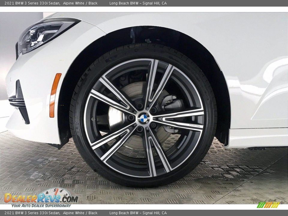 2021 BMW 3 Series 330i Sedan Alpine White / Black Photo #13