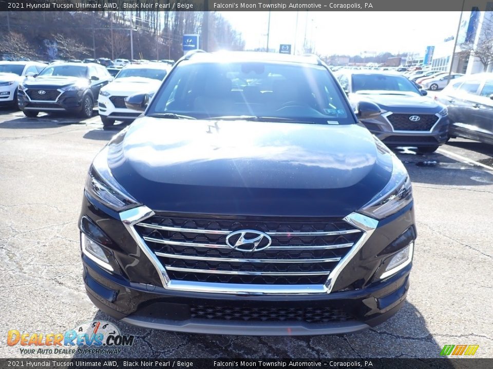 2021 Hyundai Tucson Ulitimate AWD Black Noir Pearl / Beige Photo #4