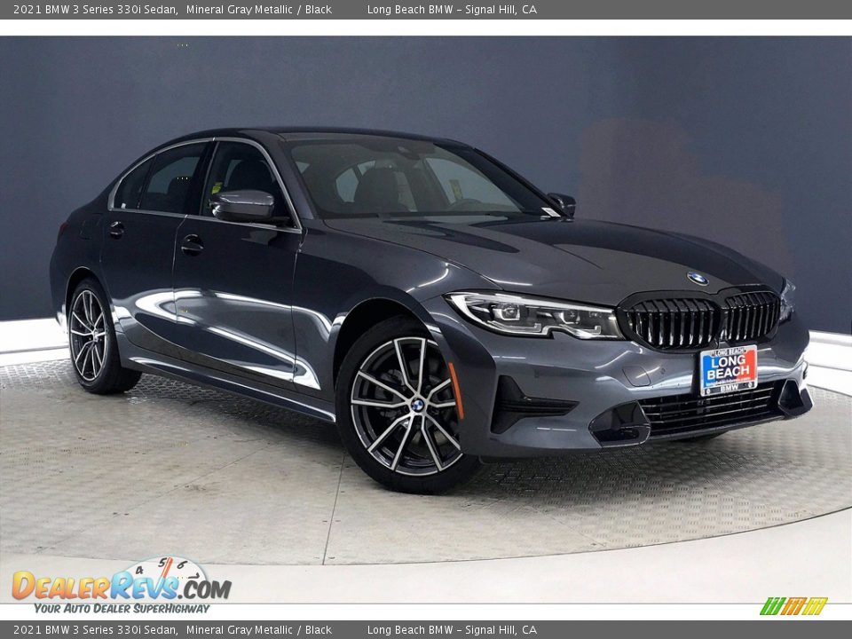 2021 BMW 3 Series 330i Sedan Mineral Gray Metallic / Black Photo #1