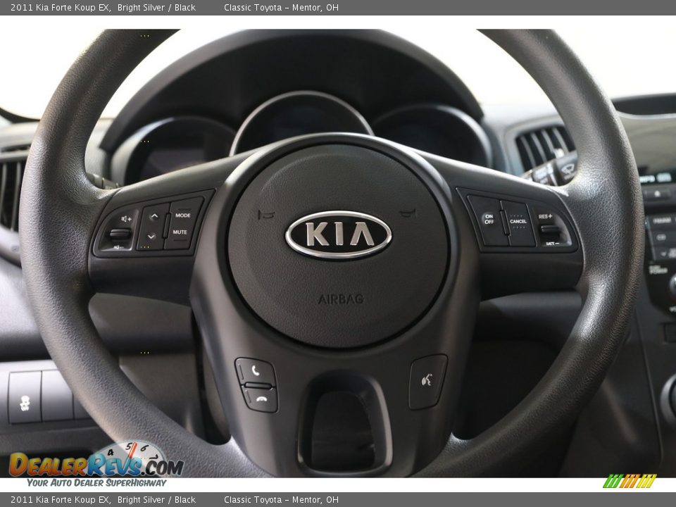 2011 Kia Forte Koup EX Bright Silver / Black Photo #7