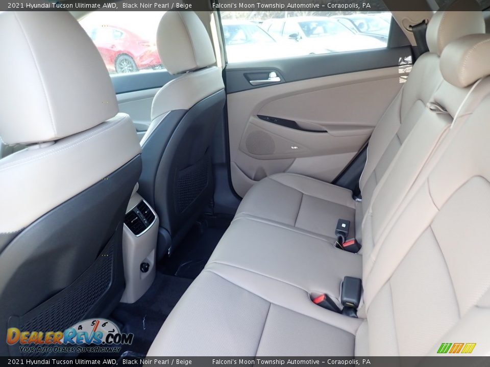 2021 Hyundai Tucson Ulitimate AWD Black Noir Pearl / Beige Photo #7