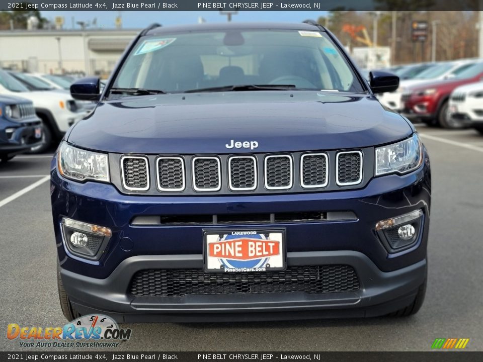 2021 Jeep Compass Latitude 4x4 Jazz Blue Pearl / Black Photo #3