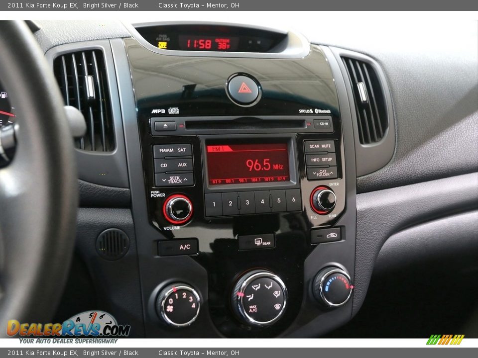 2011 Kia Forte Koup EX Bright Silver / Black Photo #9