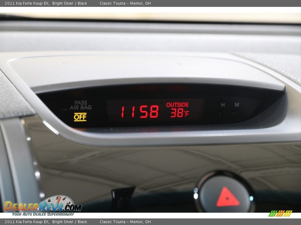 2011 Kia Forte Koup EX Bright Silver / Black Photo #10