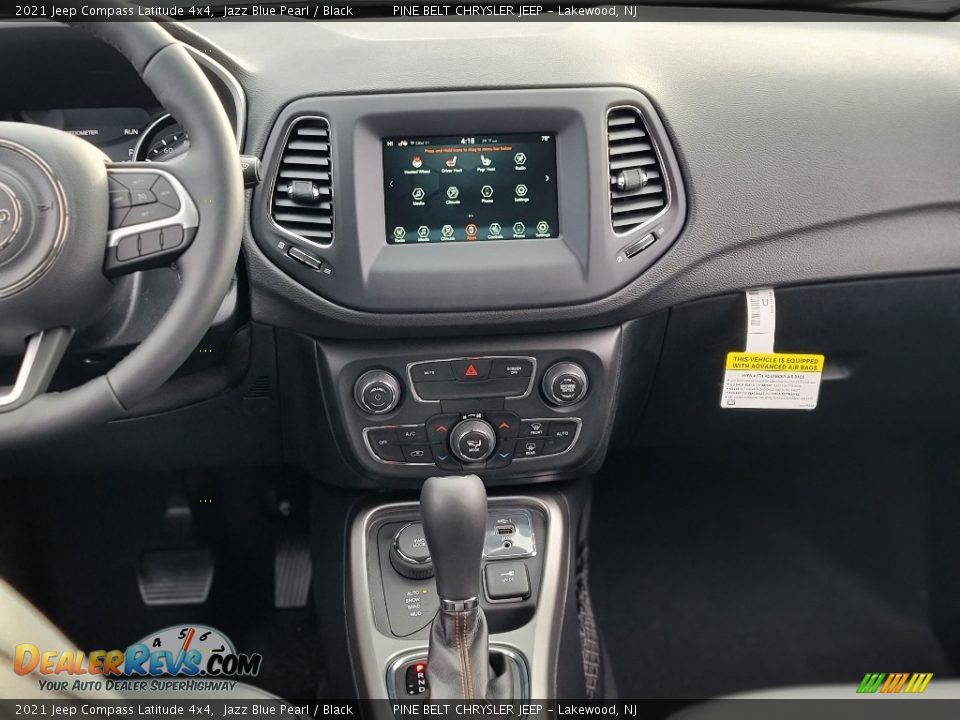 2021 Jeep Compass Latitude 4x4 Jazz Blue Pearl / Black Photo #9