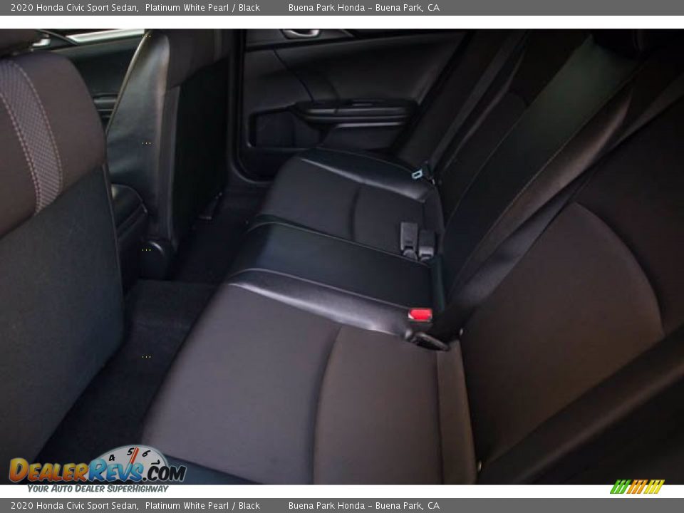 2020 Honda Civic Sport Sedan Platinum White Pearl / Black Photo #4