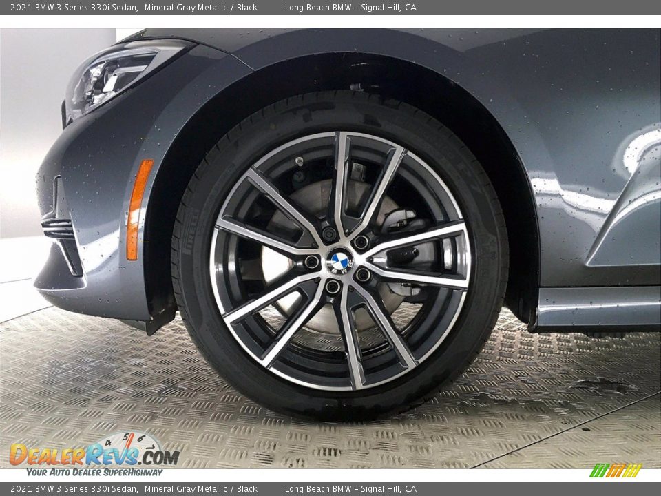 2021 BMW 3 Series 330i Sedan Mineral Gray Metallic / Black Photo #13