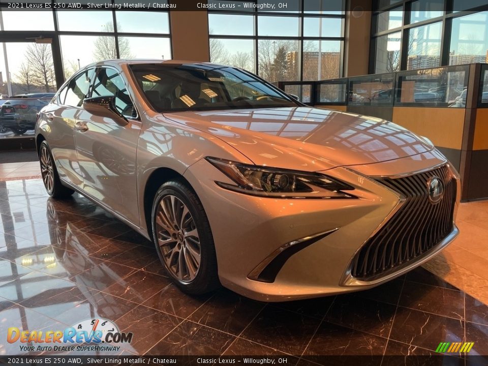 Front 3/4 View of 2021 Lexus ES 250 AWD Photo #1