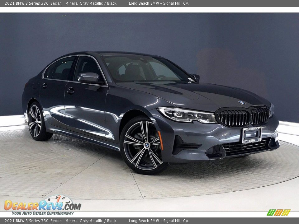 2021 BMW 3 Series 330i Sedan Mineral Gray Metallic / Black Photo #1