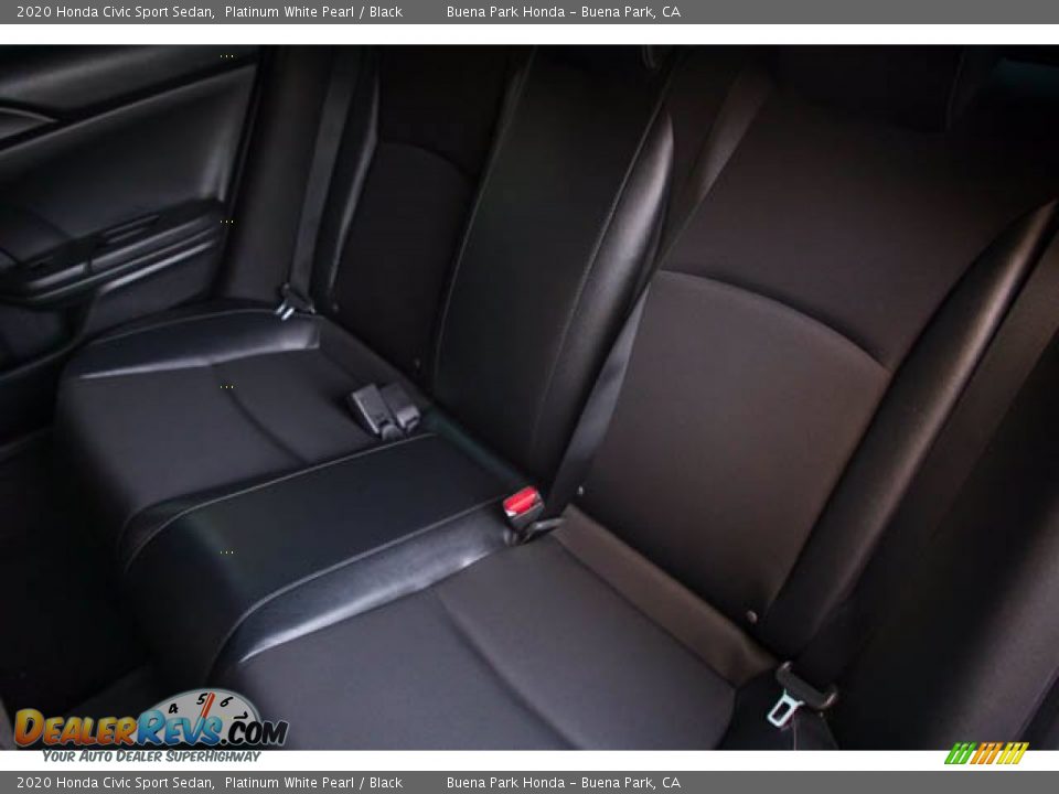 2020 Honda Civic Sport Sedan Platinum White Pearl / Black Photo #18