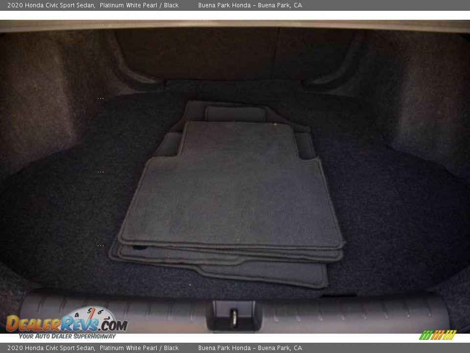 2020 Honda Civic Sport Sedan Platinum White Pearl / Black Photo #19