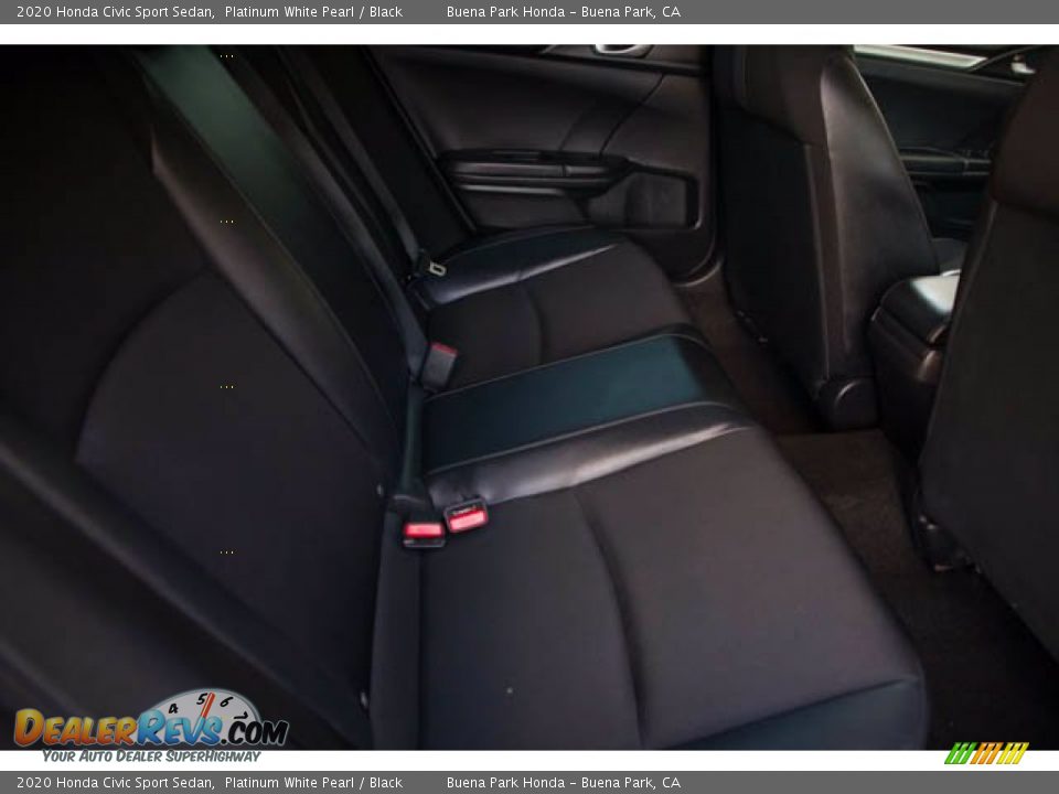 2020 Honda Civic Sport Sedan Platinum White Pearl / Black Photo #20