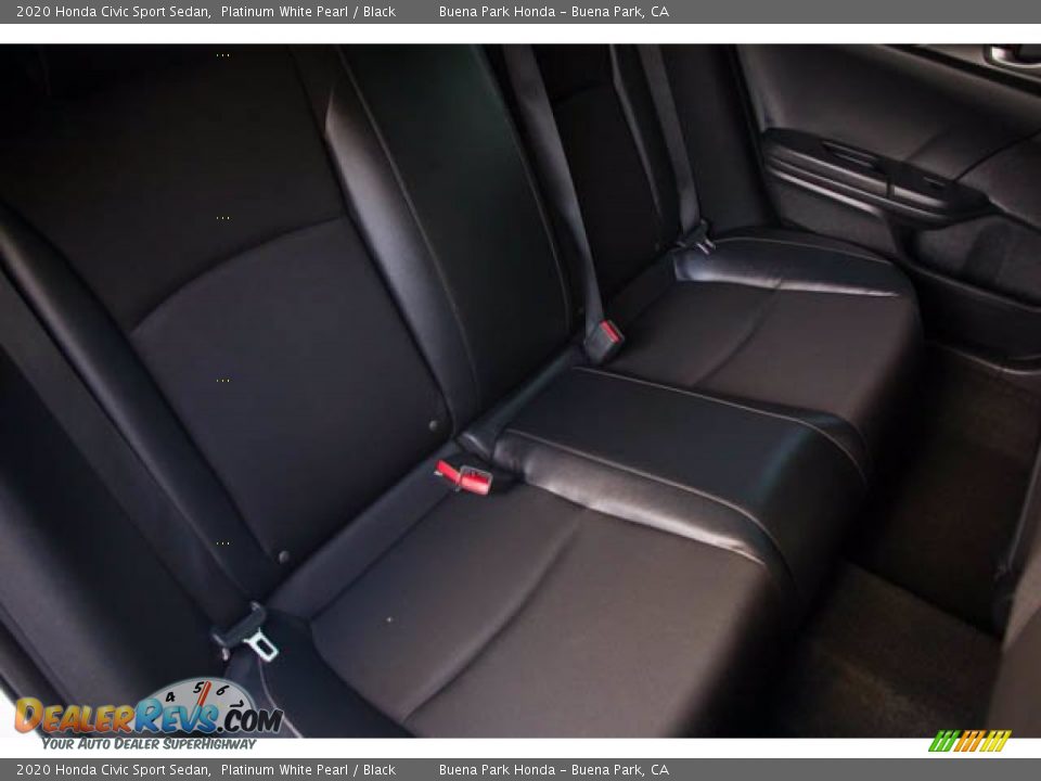 2020 Honda Civic Sport Sedan Platinum White Pearl / Black Photo #21