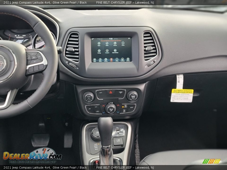 2021 Jeep Compass Latitude 4x4 Olive Green Pearl / Black Photo #10