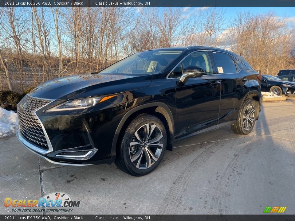 2021 Lexus RX 350 AWD Obsidian / Black Photo #1