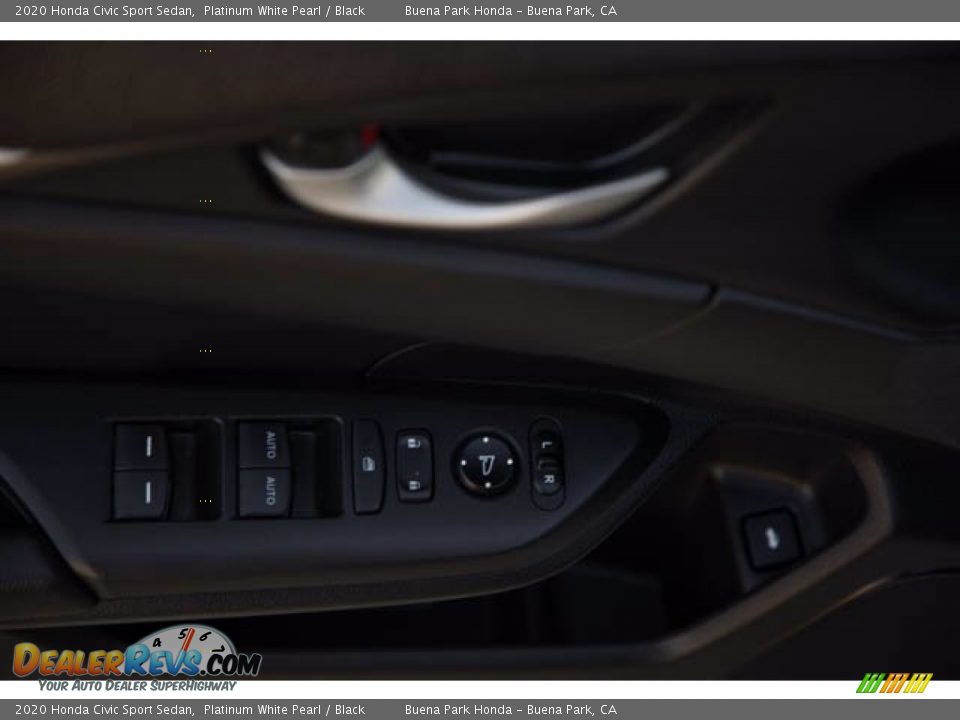 2020 Honda Civic Sport Sedan Platinum White Pearl / Black Photo #28