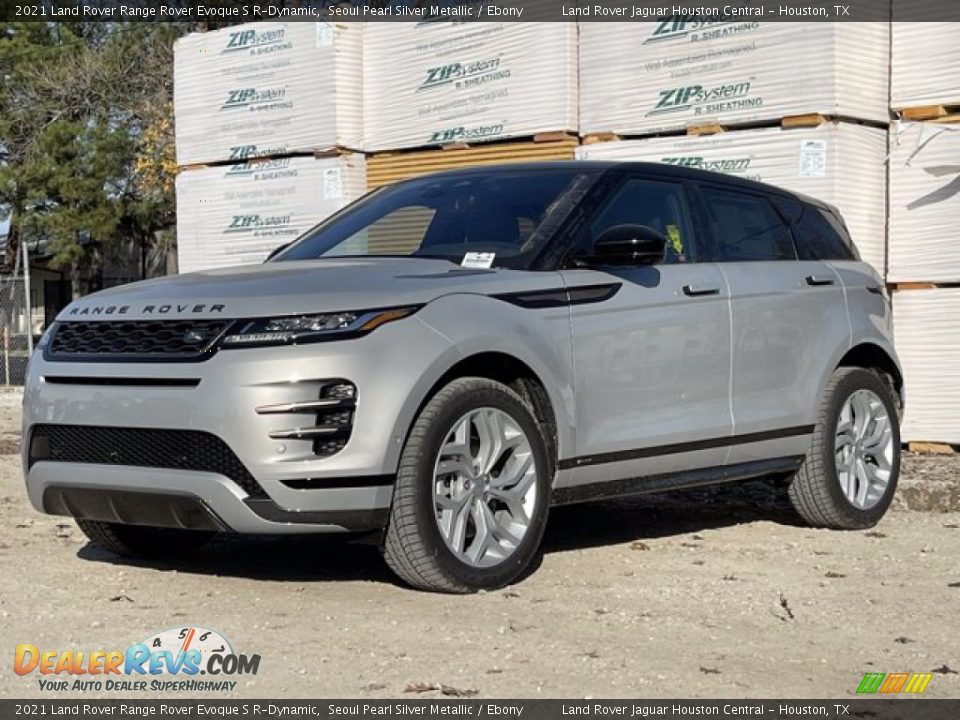 2021 Land Rover Range Rover Evoque S R-Dynamic Seoul Pearl Silver Metallic / Ebony Photo #2