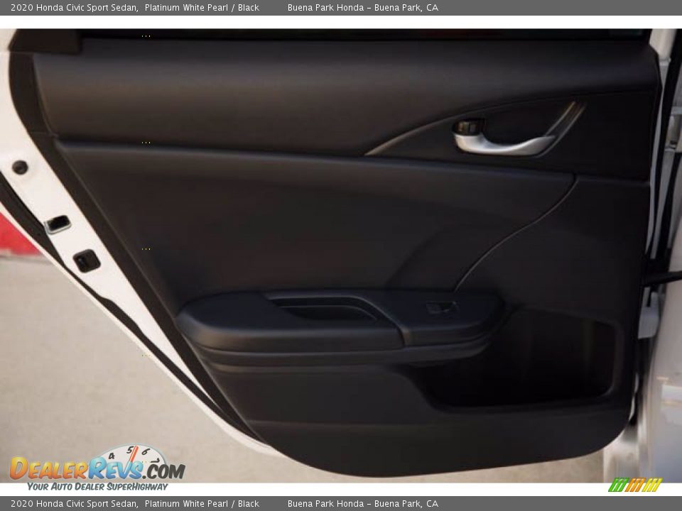 2020 Honda Civic Sport Sedan Platinum White Pearl / Black Photo #29