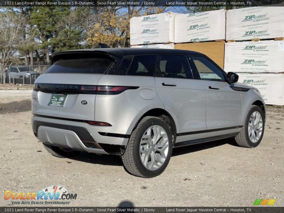2021 Land Rover Range Rover Evoque S R-Dynamic Seoul Pearl Silver Metallic / Ebony Photo #3