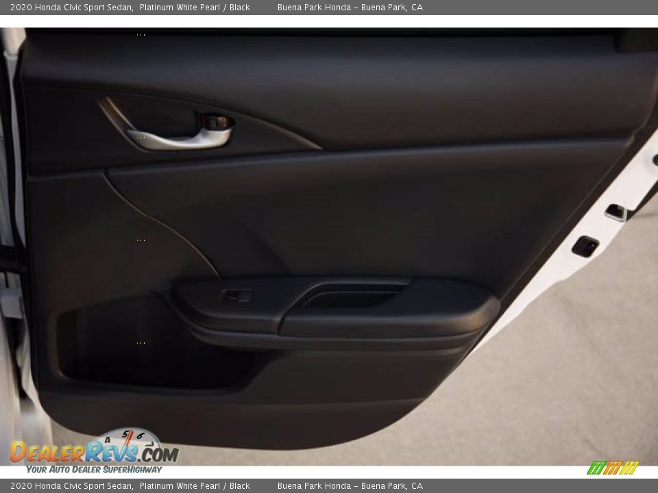 2020 Honda Civic Sport Sedan Platinum White Pearl / Black Photo #30