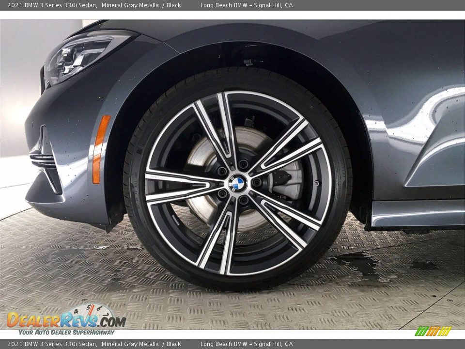 2021 BMW 3 Series 330i Sedan Mineral Gray Metallic / Black Photo #13