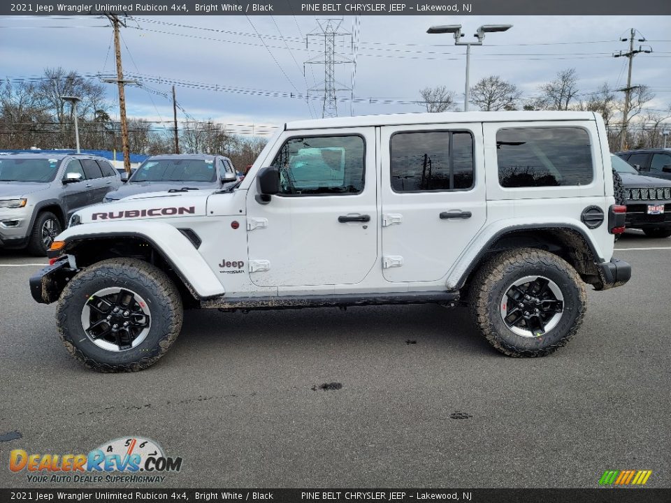 Bright White 2021 Jeep Wrangler Unlimited Rubicon 4x4 Photo #4