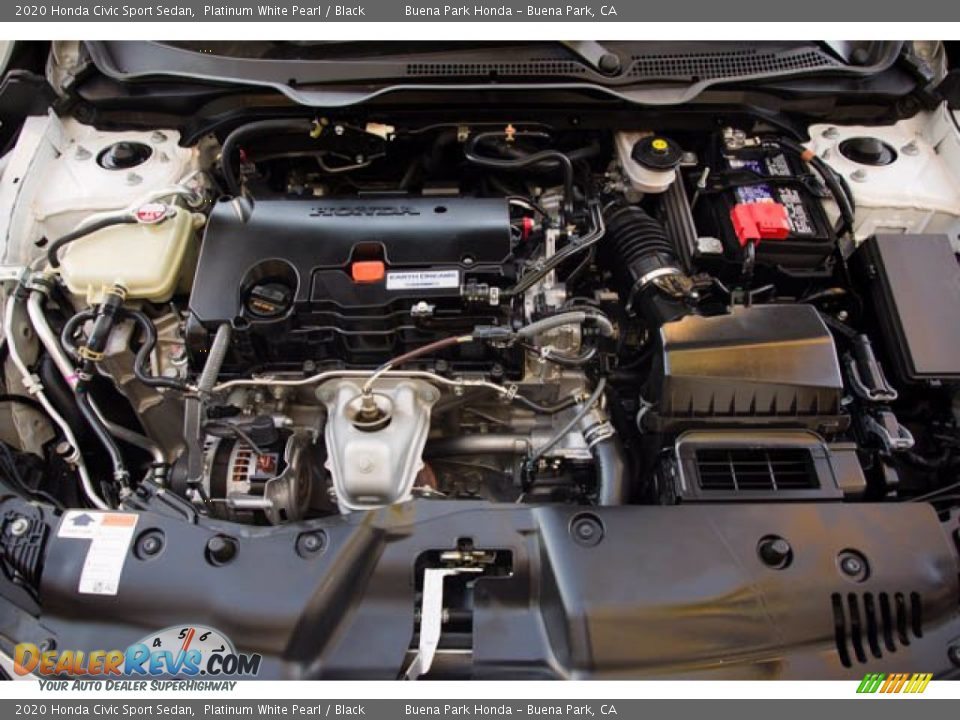 2020 Honda Civic Sport Sedan Platinum White Pearl / Black Photo #32