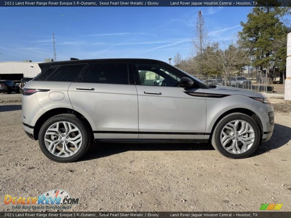 2021 Land Rover Range Rover Evoque S R-Dynamic Seoul Pearl Silver Metallic / Ebony Photo #8