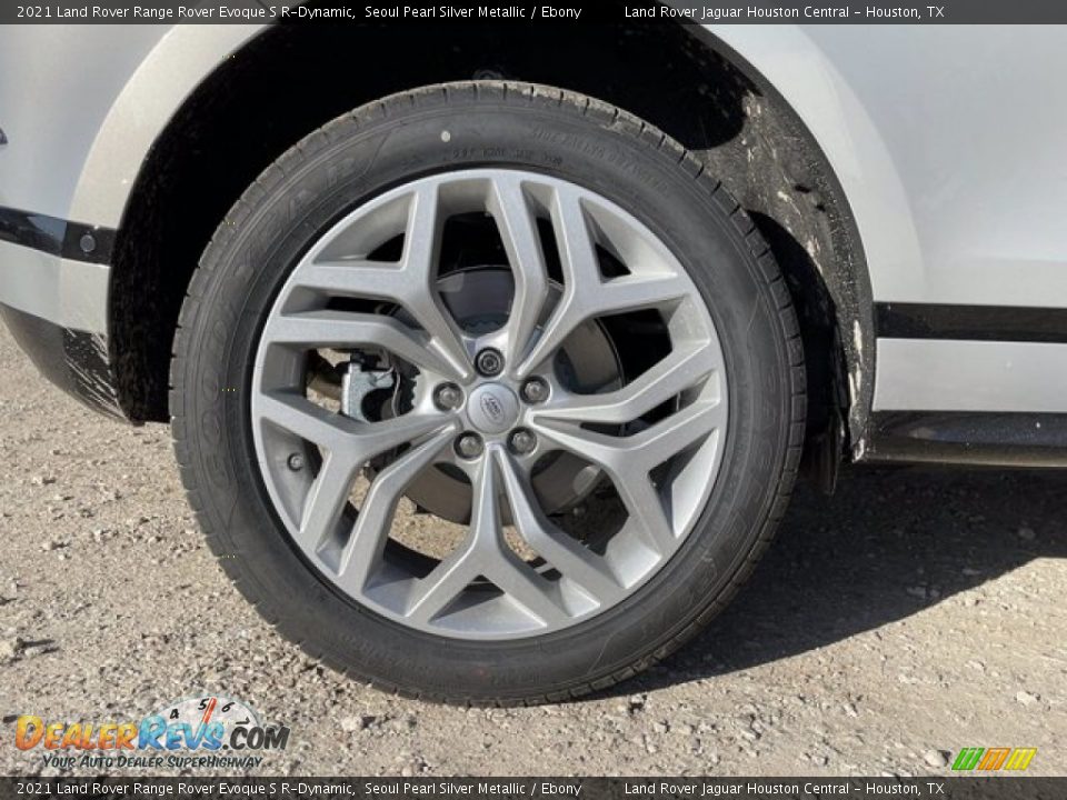 2021 Land Rover Range Rover Evoque S R-Dynamic Seoul Pearl Silver Metallic / Ebony Photo #11