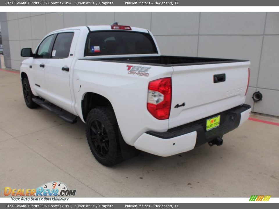 2021 Toyota Tundra SR5 CrewMax 4x4 Super White / Graphite Photo #6