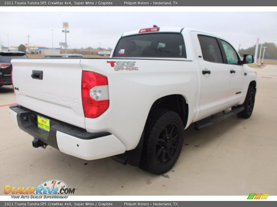 2021 Toyota Tundra SR5 CrewMax 4x4 Super White / Graphite Photo #8