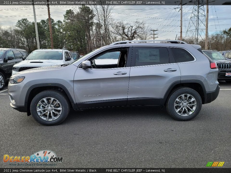 2021 Jeep Cherokee Latitude Lux 4x4 Billet Silver Metallic / Black Photo #4