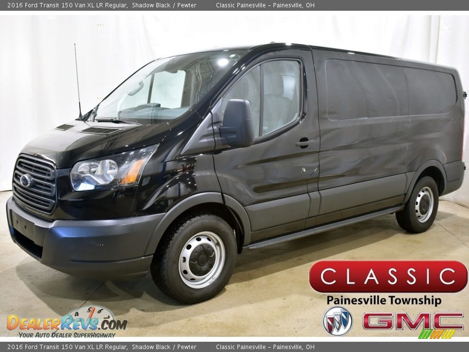 2016 Ford Transit 150 Van XL LR Regular Shadow Black / Pewter Photo #1