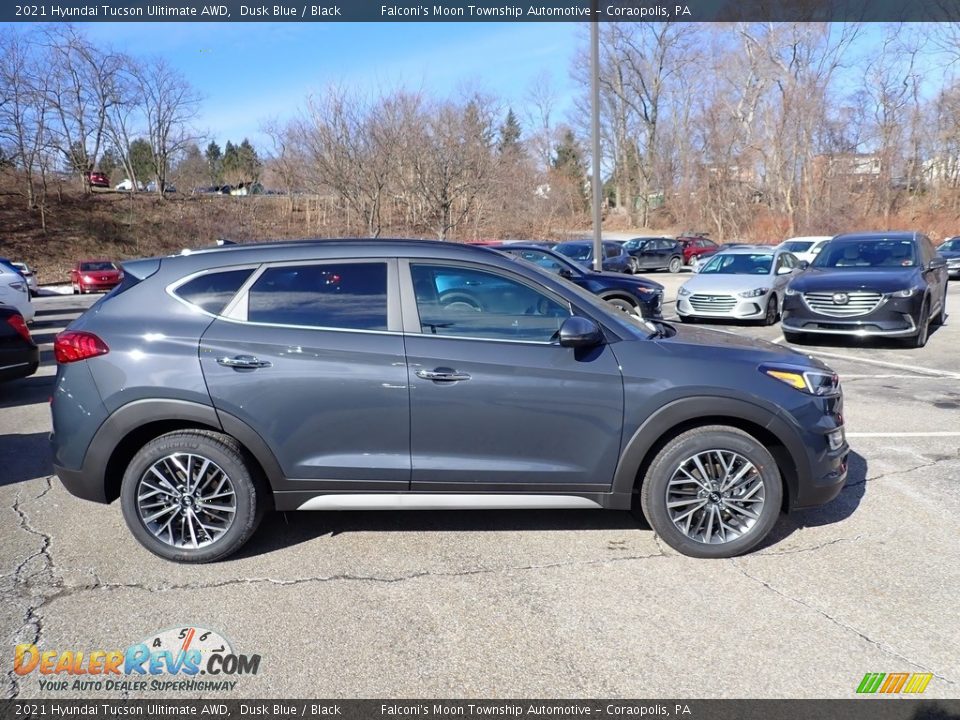 2021 Hyundai Tucson Ulitimate AWD Dusk Blue / Black Photo #1