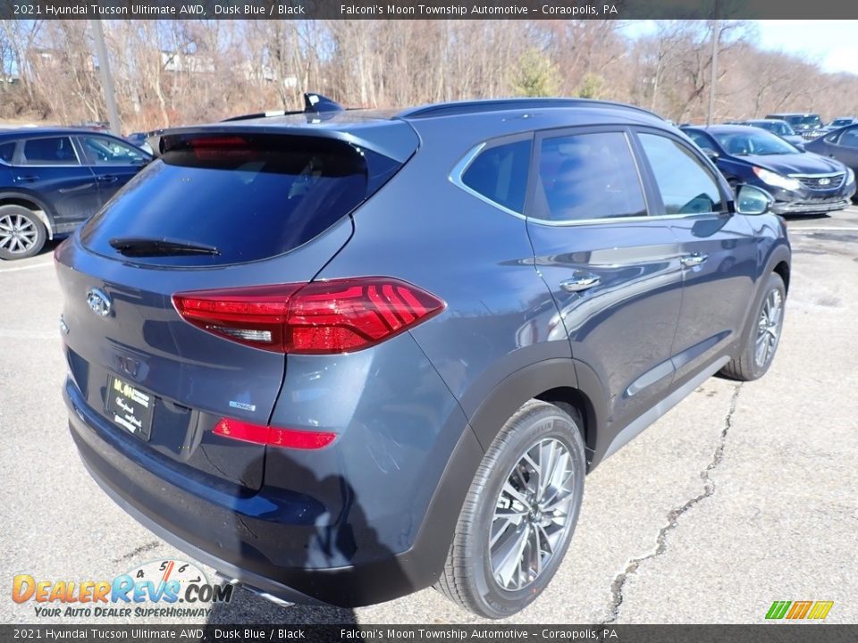 2021 Hyundai Tucson Ulitimate AWD Dusk Blue / Black Photo #2