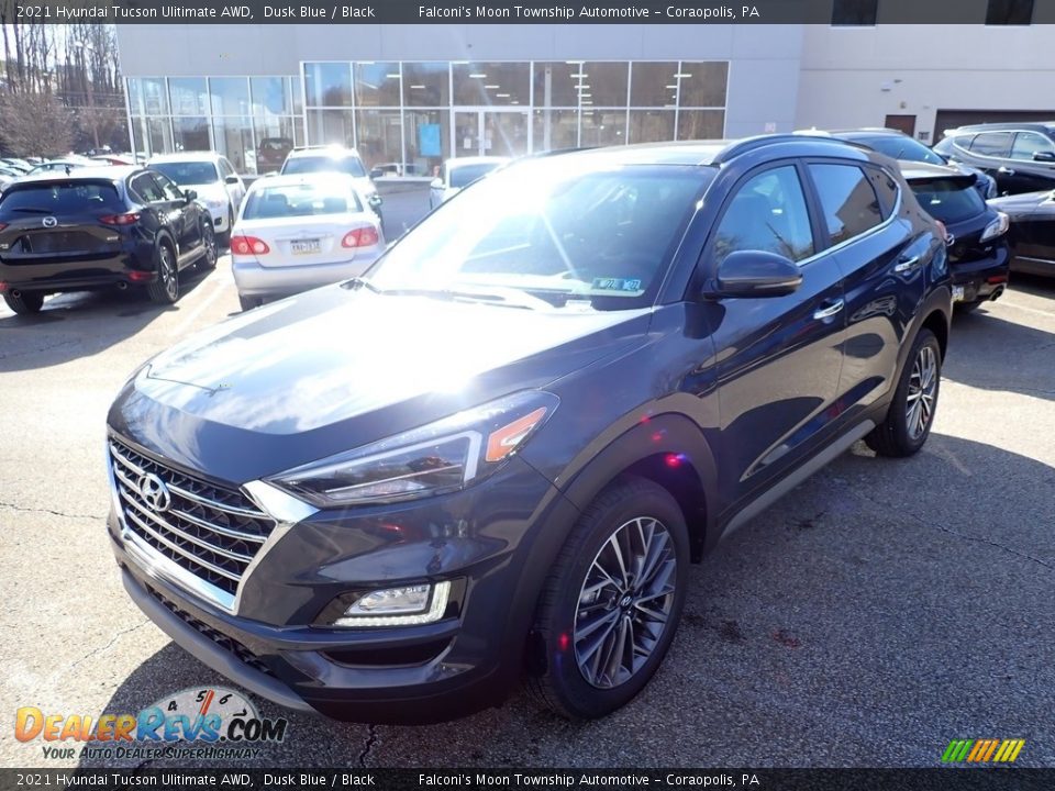 2021 Hyundai Tucson Ulitimate AWD Dusk Blue / Black Photo #5