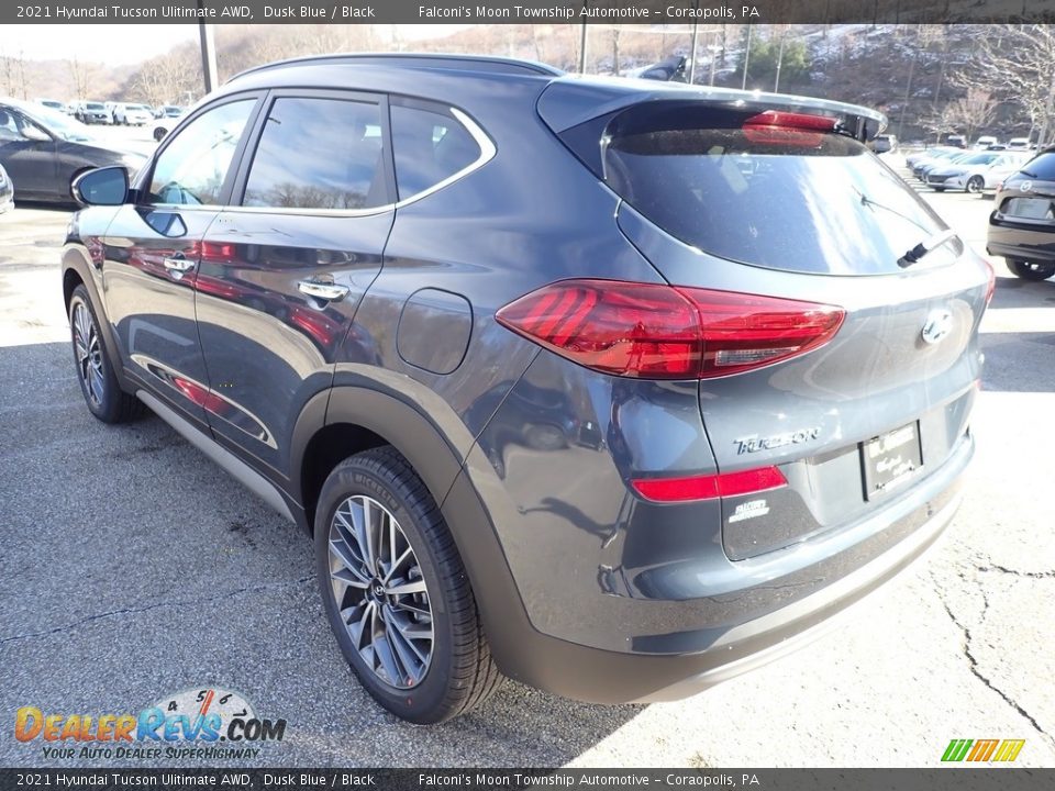 2021 Hyundai Tucson Ulitimate AWD Dusk Blue / Black Photo #6