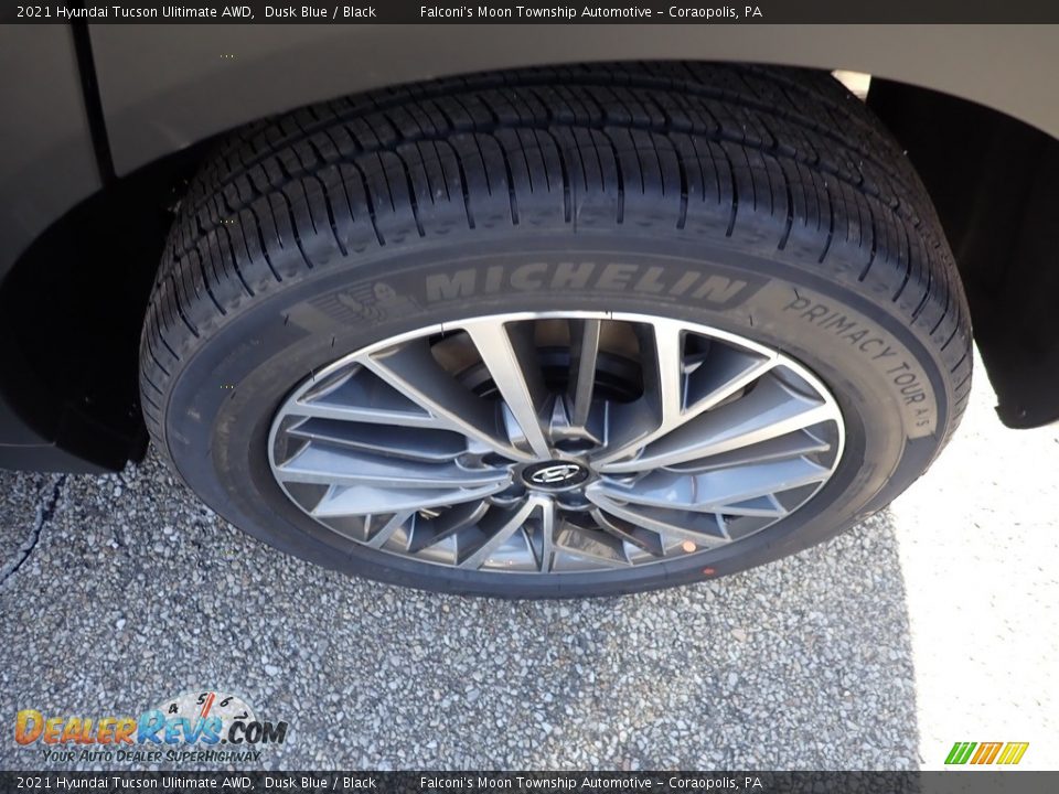 2021 Hyundai Tucson Ulitimate AWD Dusk Blue / Black Photo #7