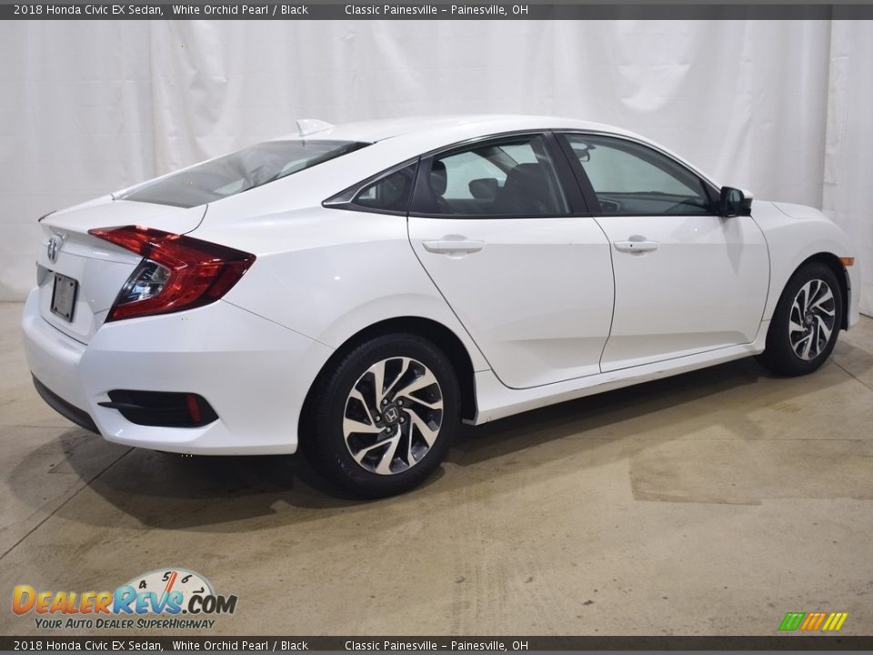 2018 Honda Civic EX Sedan White Orchid Pearl / Black Photo #2