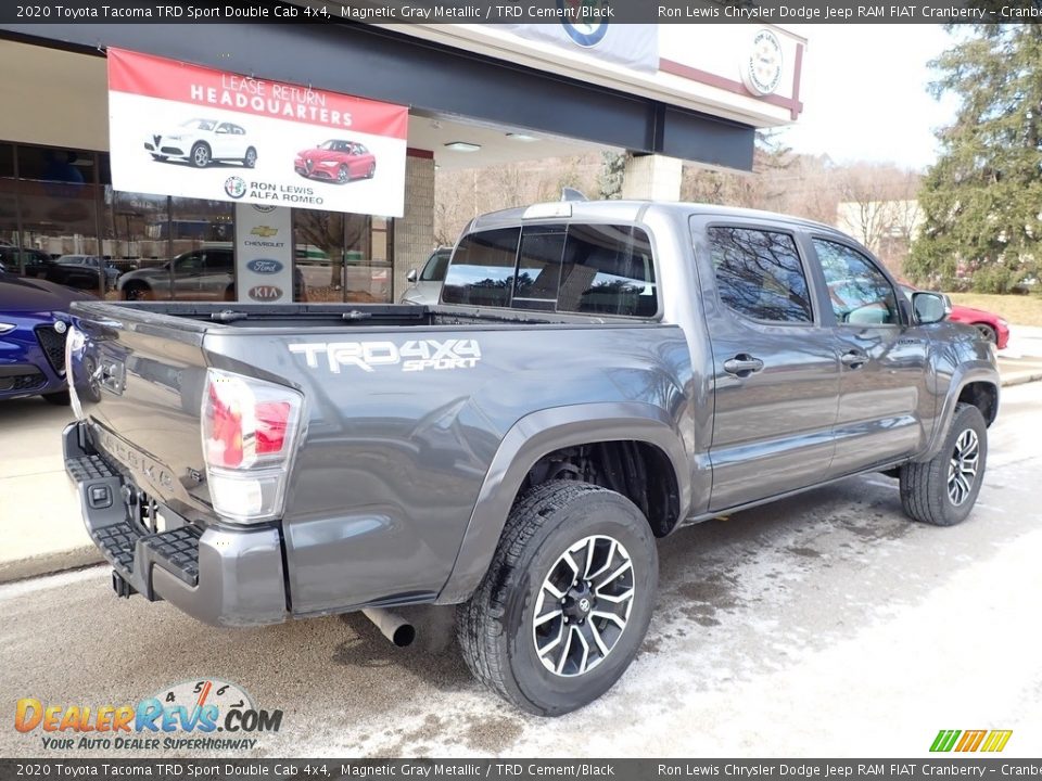 2020 Toyota Tacoma TRD Sport Double Cab 4x4 Magnetic Gray Metallic / TRD Cement/Black Photo #2