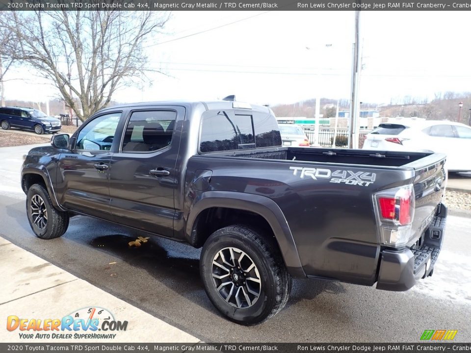 2020 Toyota Tacoma TRD Sport Double Cab 4x4 Magnetic Gray Metallic / TRD Cement/Black Photo #4