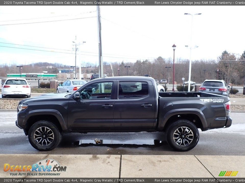 2020 Toyota Tacoma TRD Sport Double Cab 4x4 Magnetic Gray Metallic / TRD Cement/Black Photo #5