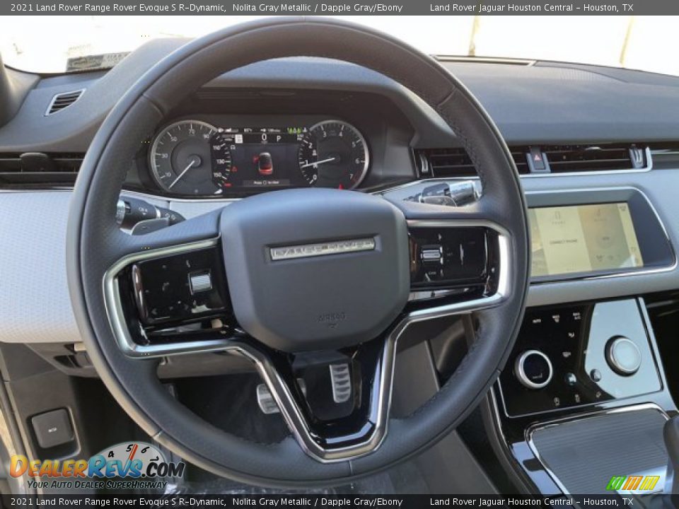 2021 Land Rover Range Rover Evoque S R-Dynamic Steering Wheel Photo #15