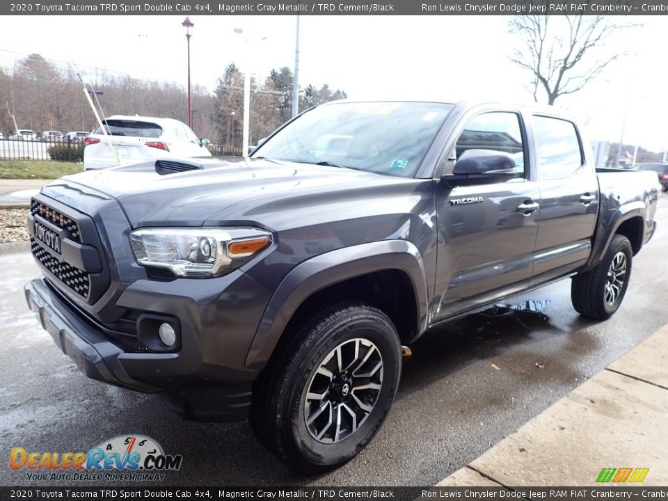 2020 Toyota Tacoma TRD Sport Double Cab 4x4 Magnetic Gray Metallic / TRD Cement/Black Photo #6