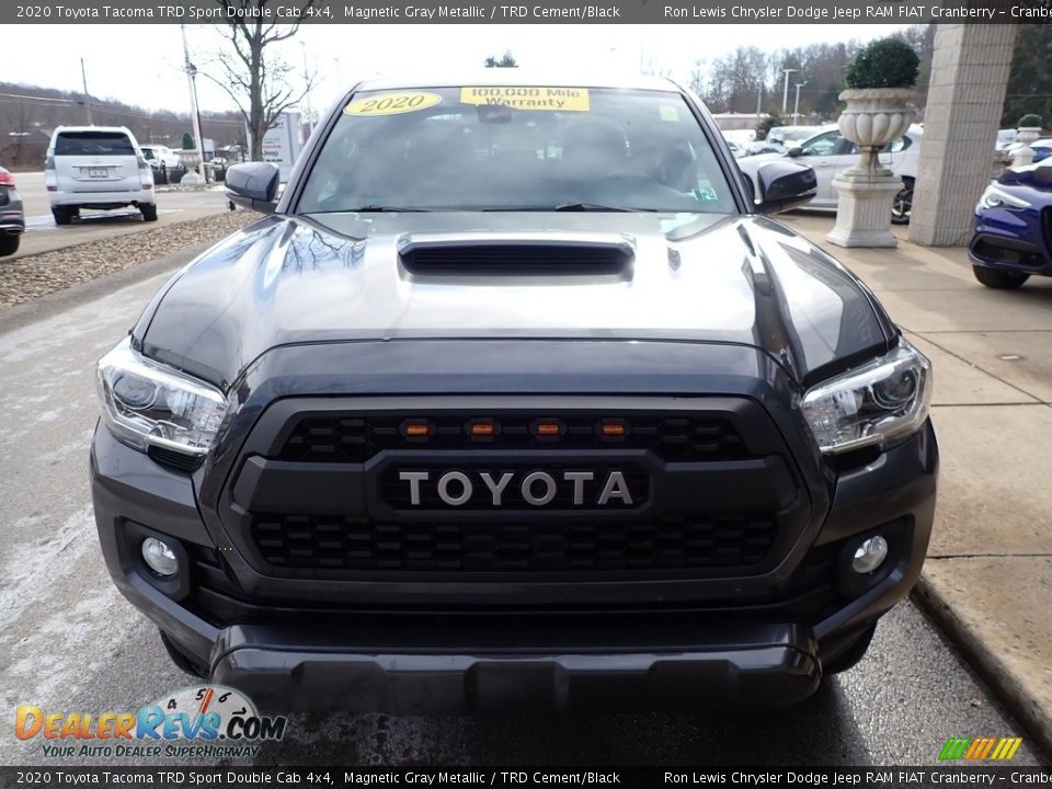 2020 Toyota Tacoma TRD Sport Double Cab 4x4 Magnetic Gray Metallic / TRD Cement/Black Photo #7