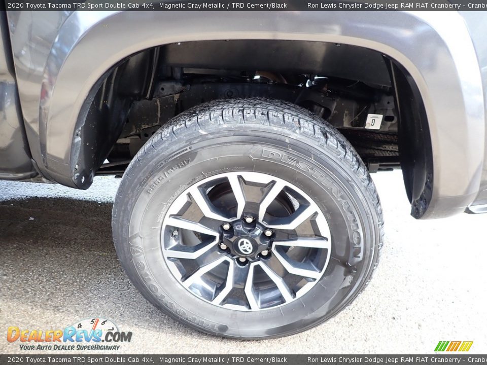 2020 Toyota Tacoma TRD Sport Double Cab 4x4 Magnetic Gray Metallic / TRD Cement/Black Photo #10